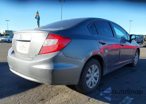 2012 Honda Civic Lx from USA, damaged, VIN 19XFB2F52CE341978
